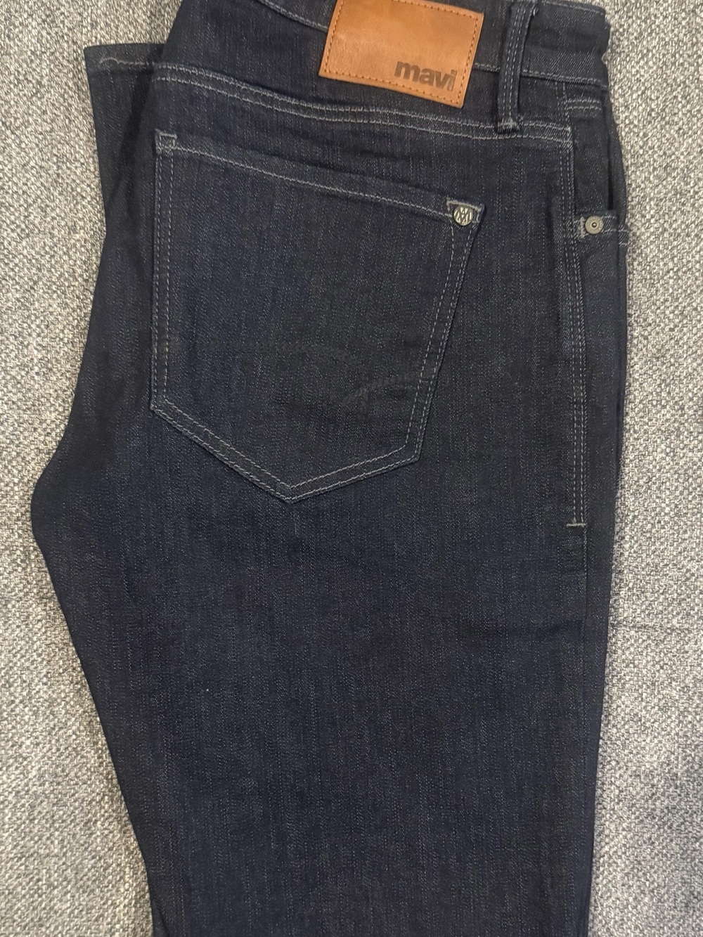Mavi Men's Dark Indigo Slim Straight Jeans